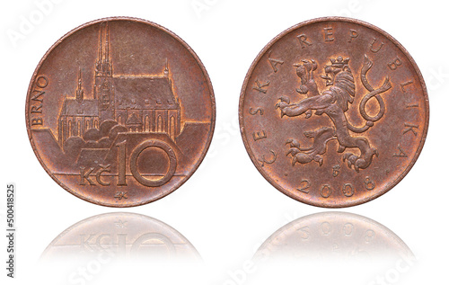 Coin 10 koruna. Czech Republic. 2008