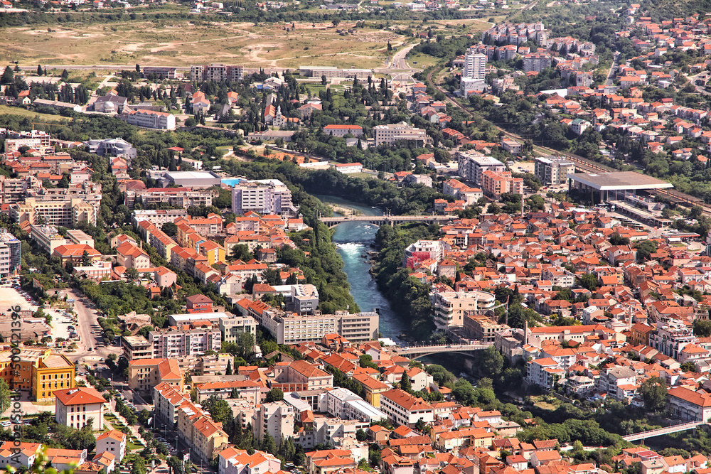 Aussichtspunkt, Aussicht, Mostar, Bosnien, Panorama