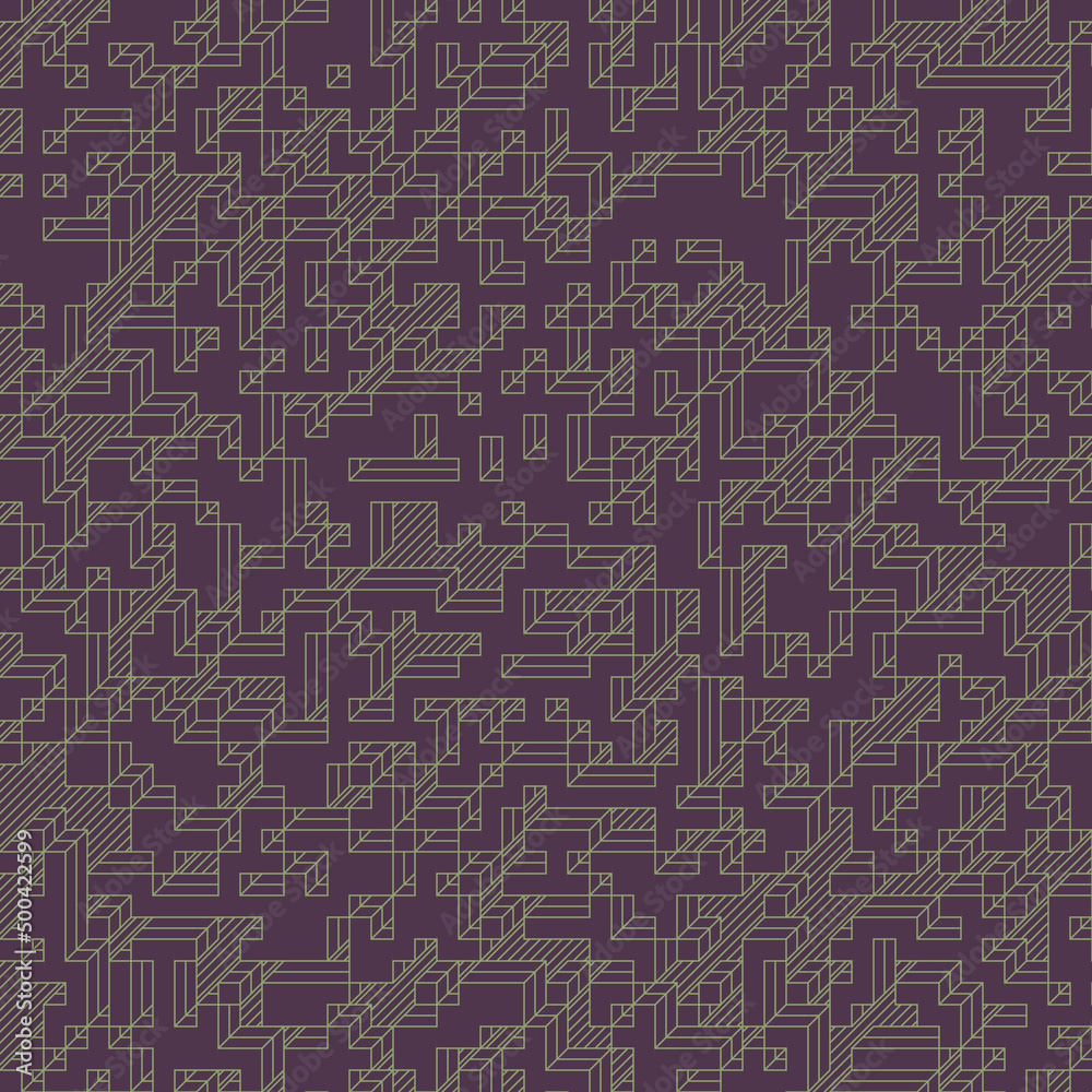 Implementation of Edward Zajec’s “Il Cubo” from 1971. Essentially a Truchet tile set of 8 tiles and rules for placement art illustration Implementation of Edward Zajec’s “Il Cubo” from 1971. Essentially a Truchet tile set of 8 tiles and rules for placement art illustration