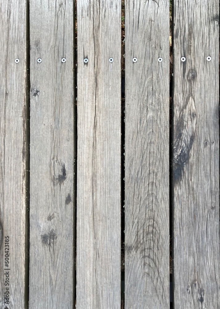 Obraz premium gray bleached weathered wood planks