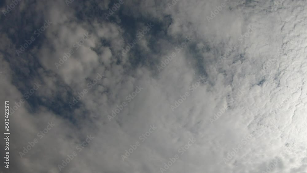 The sky is densely covered with gray clouds. Video The sky is densely covered with gray clouds. Video