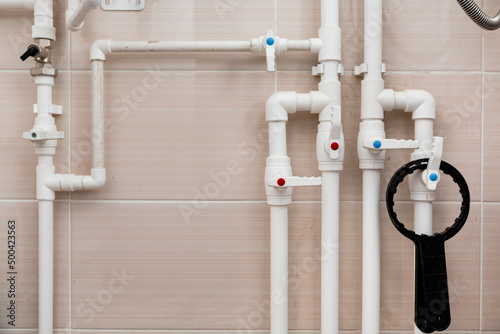 plastic piping in the house