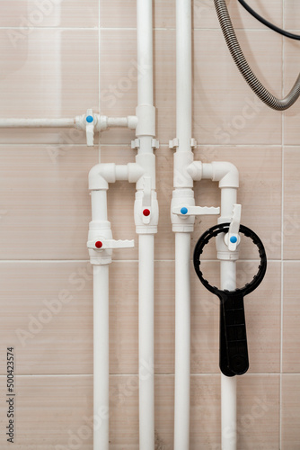plastic piping in the house