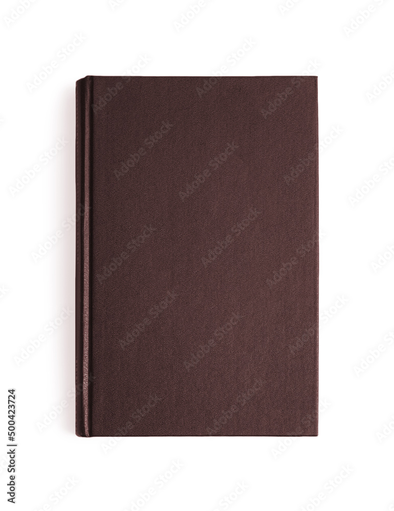 Old hardcover book isolated on white. Space for design Old hardcover book isolated on white. Space for design