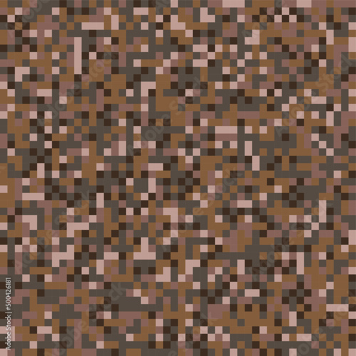 Fototapeta Naklejka Na Ścianę i Meble -  Pixel digital seamless pattern