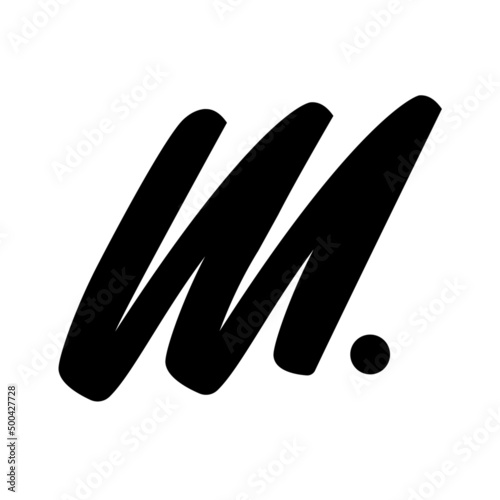 Monograma letra M