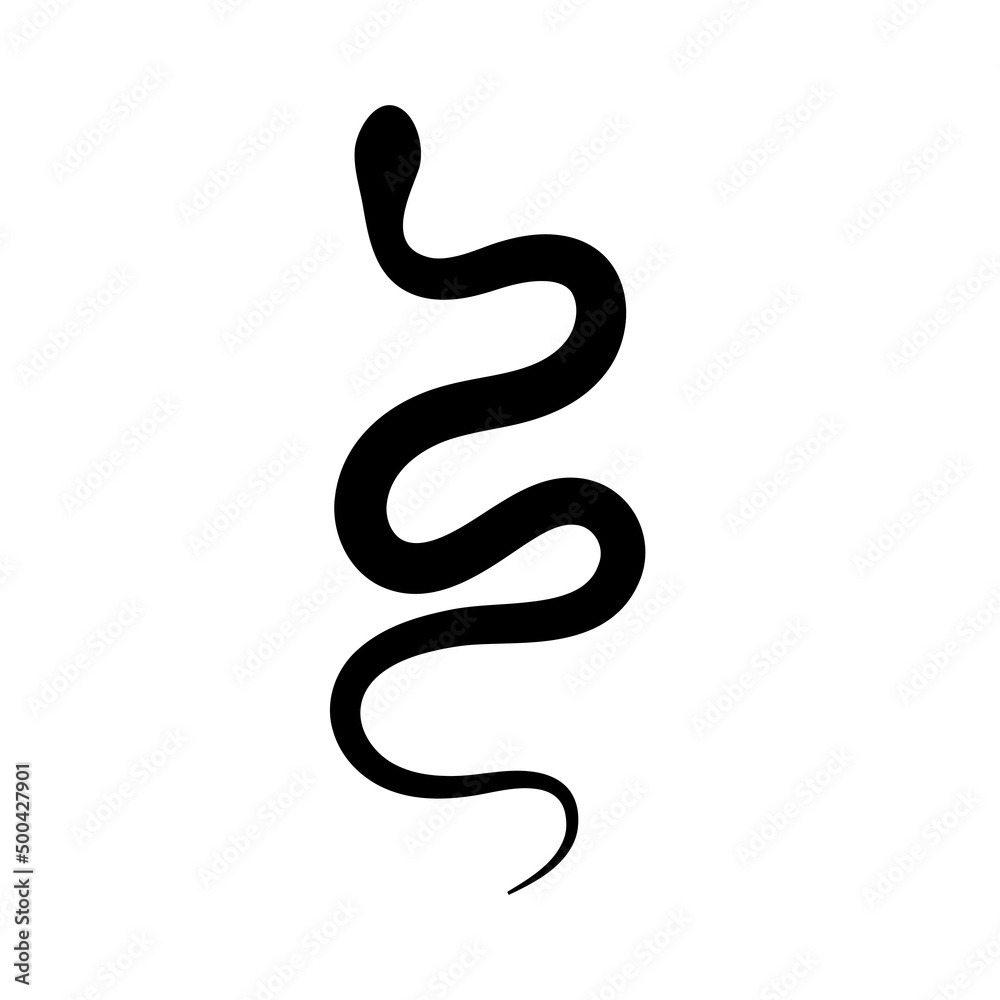 Snake tattoo, black serpent Snake tattoo, black serpent