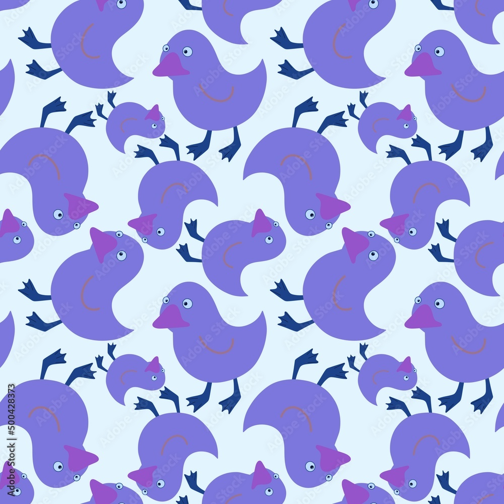 Animals seamless yellow ducks pattern for fabrics and textiles and packaging and gifts and cards and linens and kids Animals seamless yellow ducks pattern for fabrics and textiles and packaging and gifts and cards and linens and kids