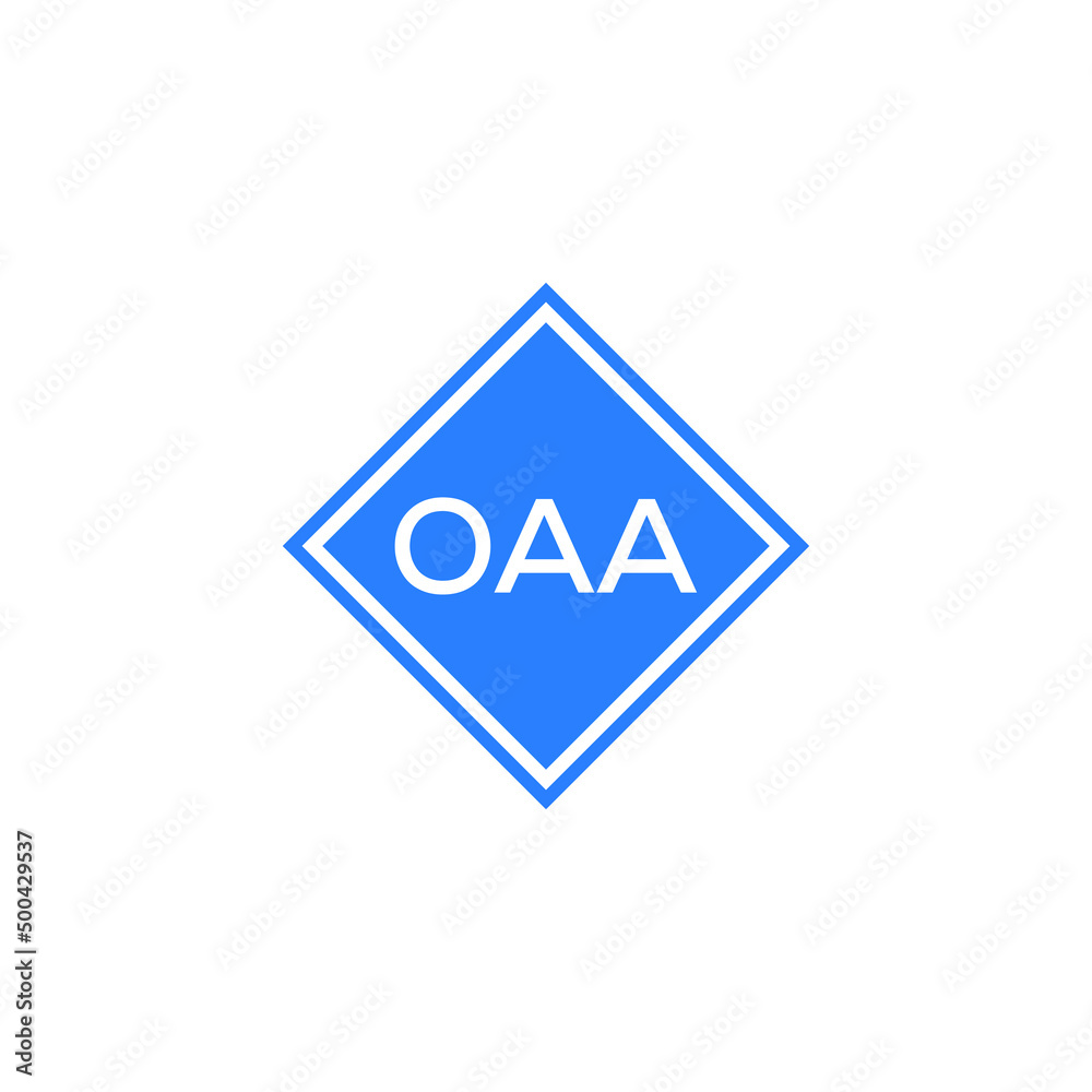 OAA letter design for logo and icon.OAA monogram logo.vector ...