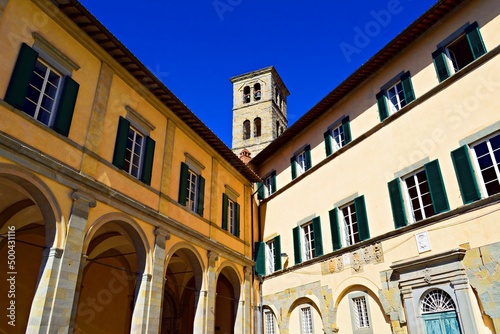 cityscape of the historic village of Cortona of Etruscan origins in the province of Arezzo in Tuscany, Italy © Simona Bottone