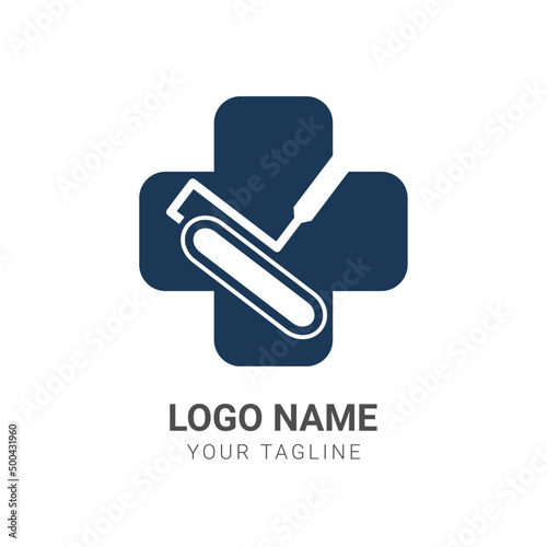 Clinic Logo Creative. Health Logo Design Idea Inspiration