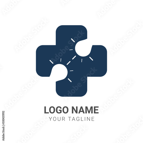 Clinic Logo Creative. Health Logo Design Idea Inspiration