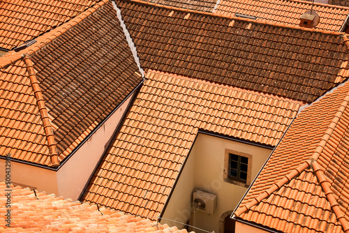 Dächer, Struktur, Vogelperspektive. photo