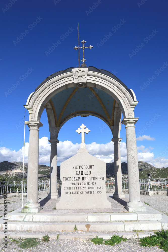Mausoleum of Bishop Danilo in Cetinje, Montenegro