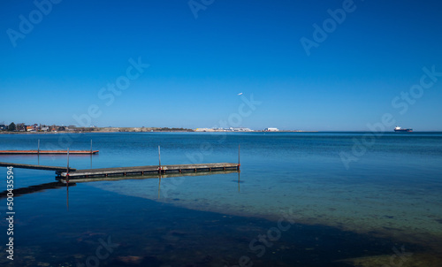 Wallpaper Mural Picturesque Dragor town and blue sea in Denmark Torontodigital.ca