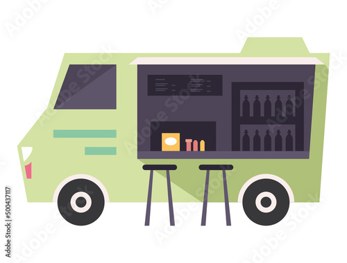 green food truck