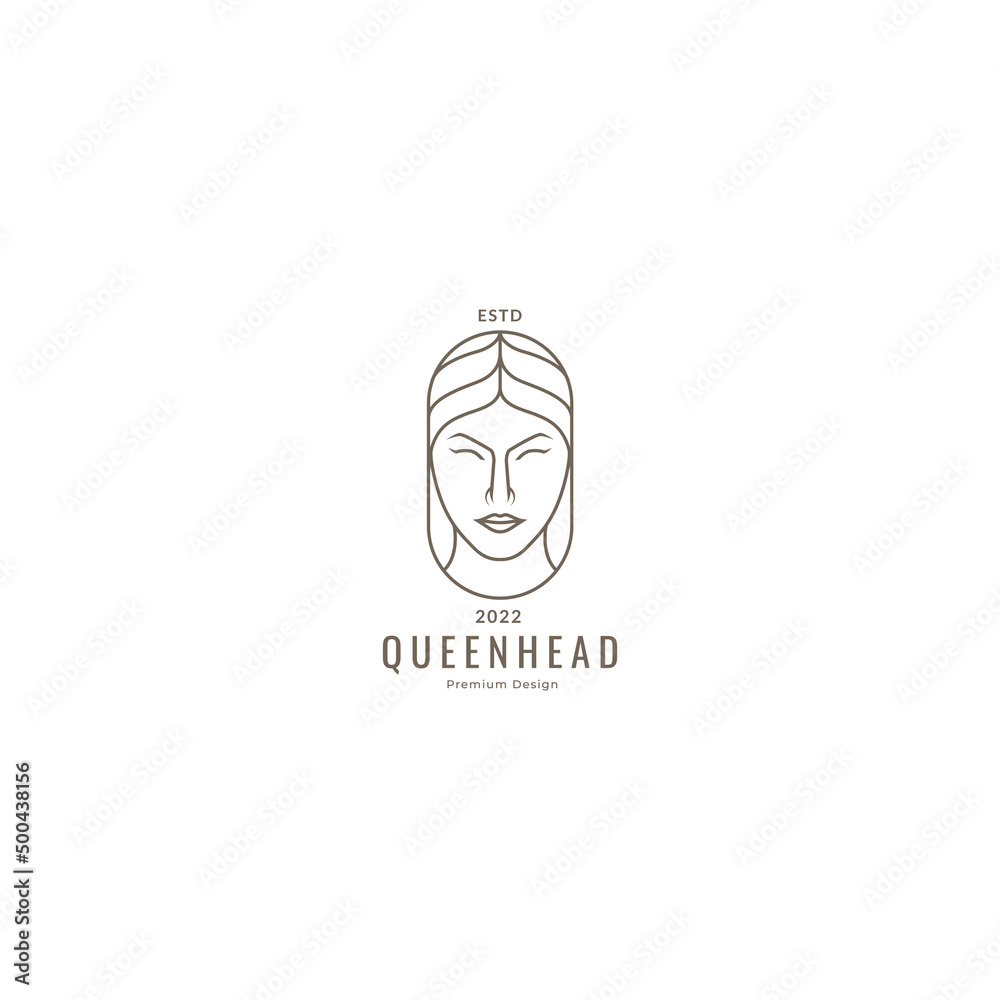 woman face logo design vector graphic icon symbol illustration woman face logo design vector graphic icon symbol illustration
