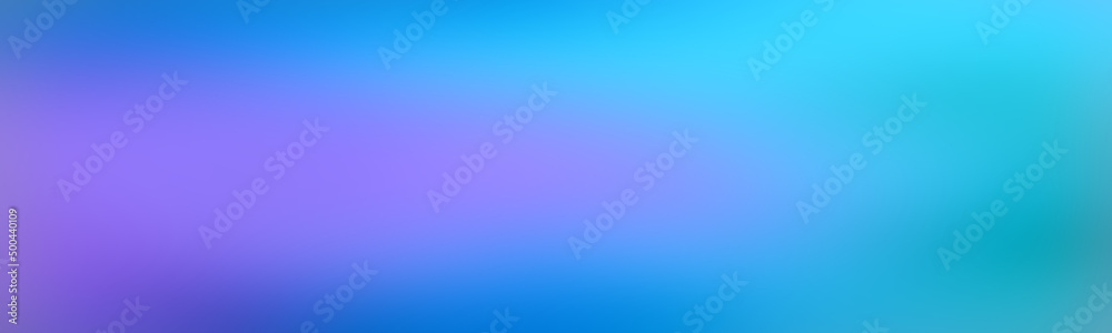 Wide concept graphic design, poster banner and backdrop moderate blue. Abstract gradient, used as background for display products light blue. Colorful wallpaper and smooth banner template.
