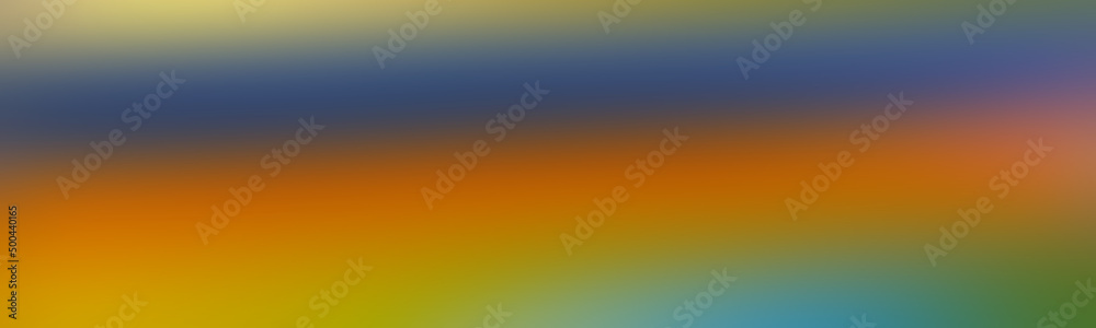 Wide blurred texture deep yellow. Smooth blend banner template moderate blue. Abstract coral gradient background empty space for display product ad website.
