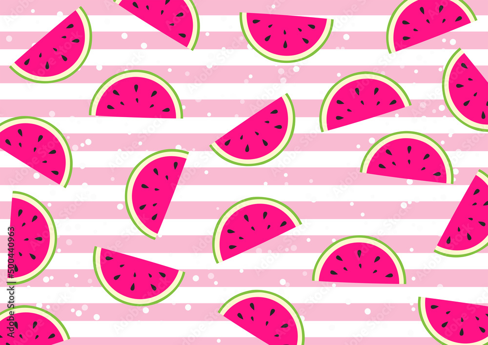 Background with watermelon Background with watermelon