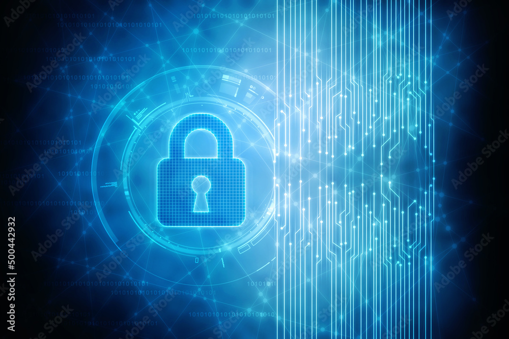 2d illustration Safety concept: Closed Padlock on digital background
2d illustration Safety concept: Closed Padlock on digital background