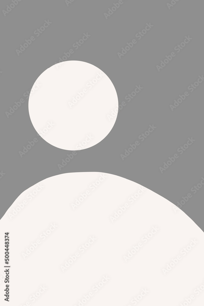 Minimal abstract art morning on mountain gray and white color art style Minimal abstract art morning on mountain gray and white color art style