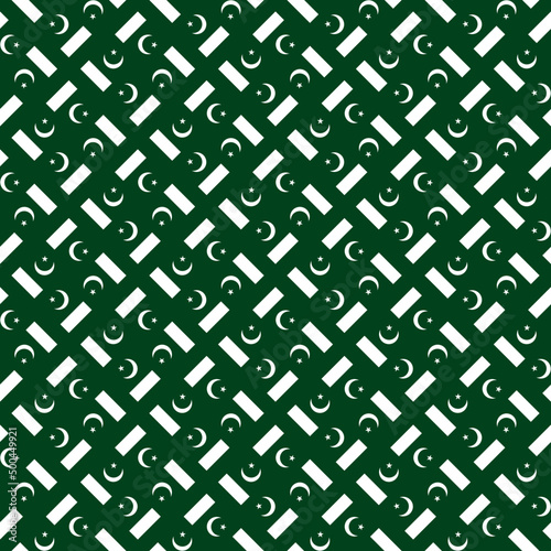 pakistan flag pattern. abstract background. vector illustration