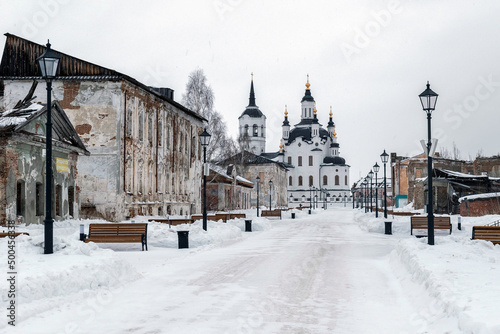 town in winter - Tobolsk