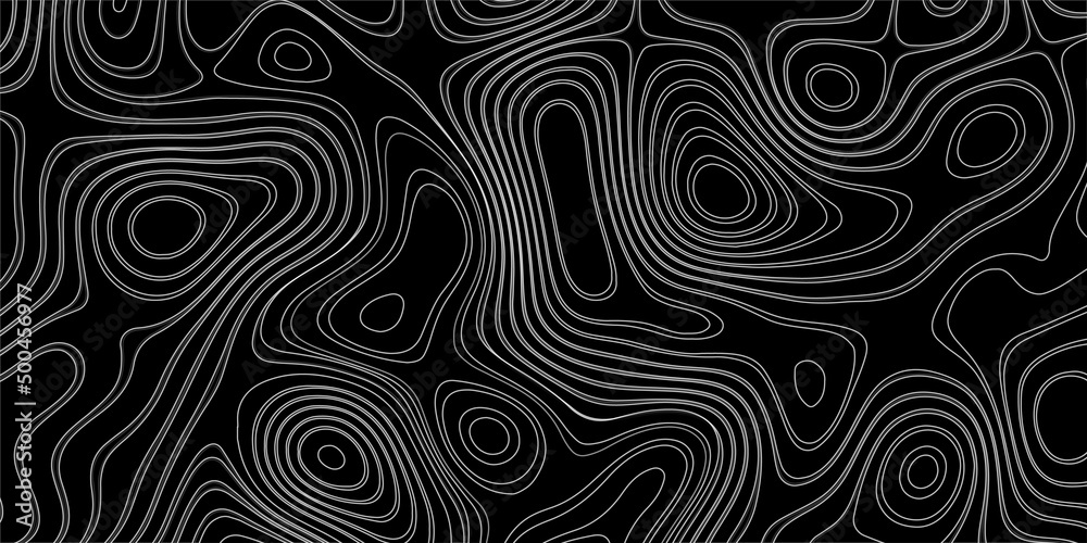 Abstract background with Topographic line map pattern. Contour elevation topographic and textured Background of geographic grid . Topographical style lines pattern. Abstract Light contours on black . Abstract background with Topographic line map pattern. Contour elevation topographic and textured Background of geographic grid . Topographical style lines pattern. Abstract Light contours on black .