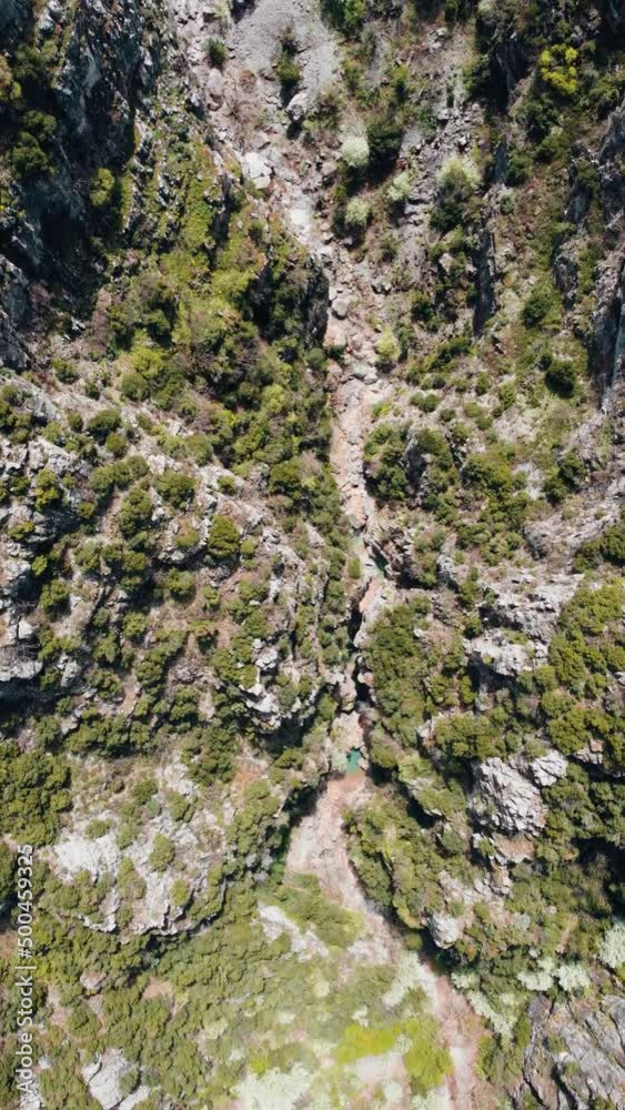 valley with aerial drone valley with aerial drone