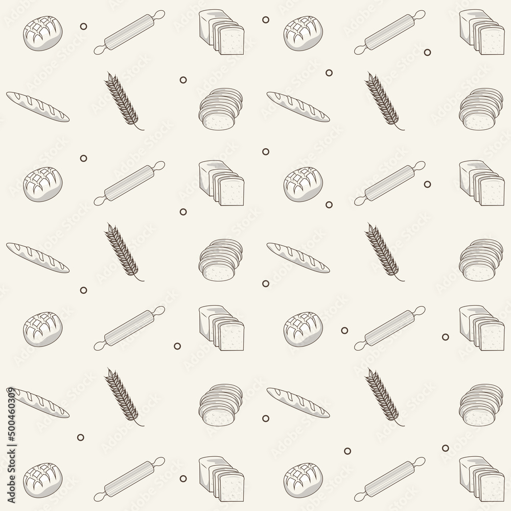 bakery products pattern