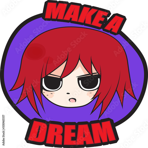 Sticker girl