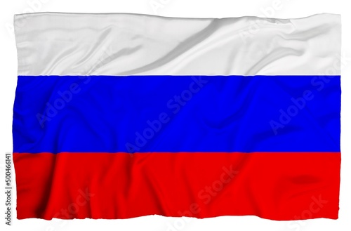Russia tricolor flag suitable for banner or background. Russian federation national flag