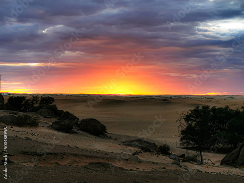 sunset in the namibian dunes © Arieleon.photogrophy