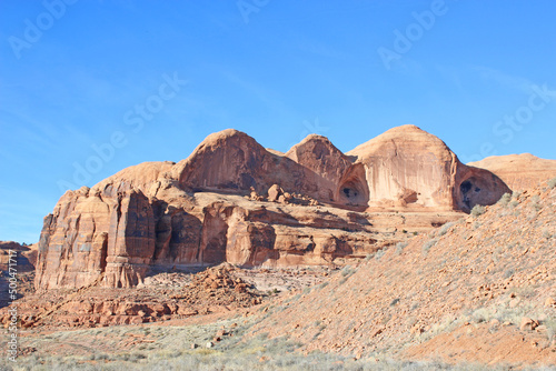 Colorado River Valley  Utah in winter 