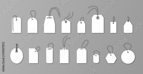 Luggage mockup tags shopping lables  rpice tags.