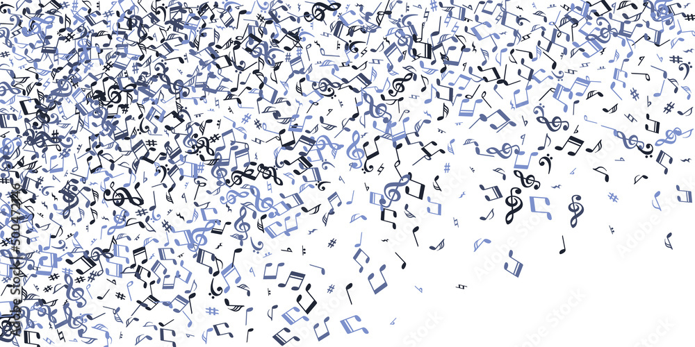 Music note symbols vector pattern. Audio Music note symbols vector pattern. Audio