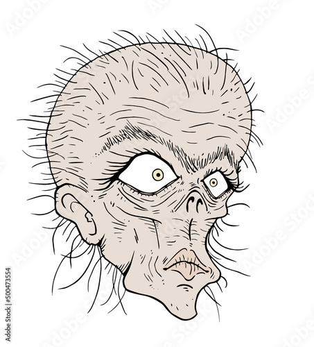 Old face draw
