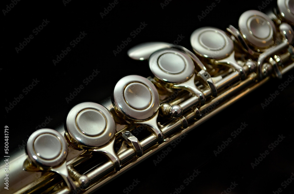 Obraz premium Querflöte - Detail
