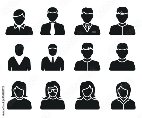 Vector illustration of avtars for  websites or applications 
