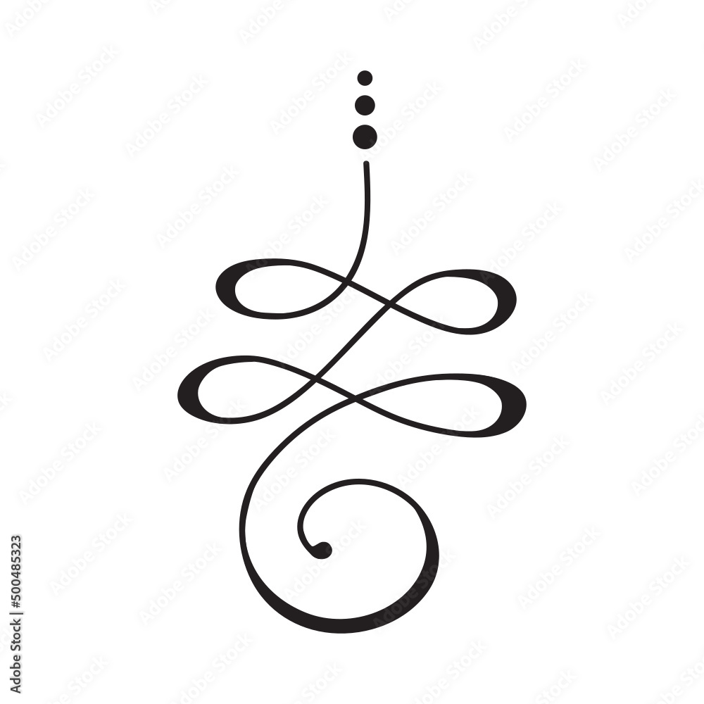 unalome, life path symbol, svg