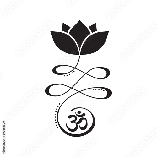 unalome, life path symbol, svg