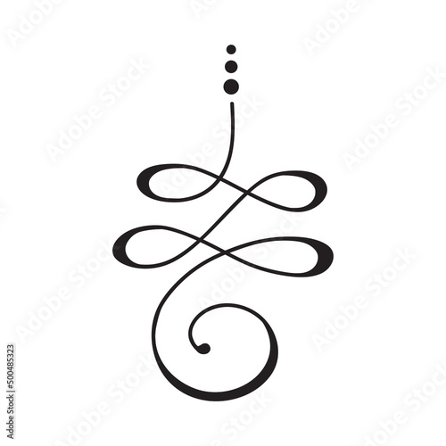 unalome, life path symbol, svg