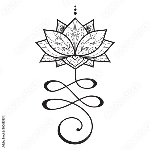 unalome, life path symbol, svg