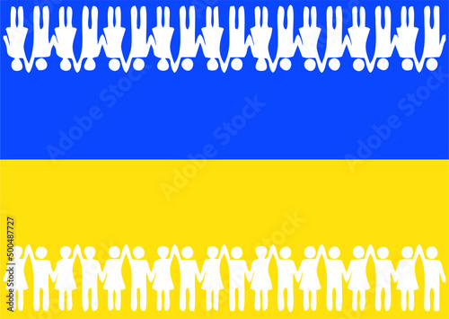 flag with people
