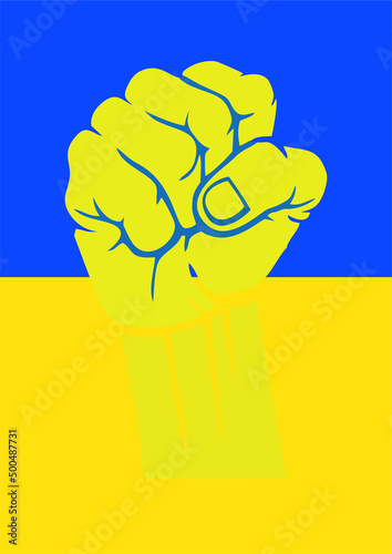 peace sign of the country flag