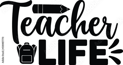 teacher SVG design cutting files