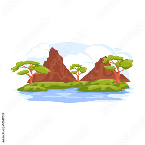 Lakeside Landscape