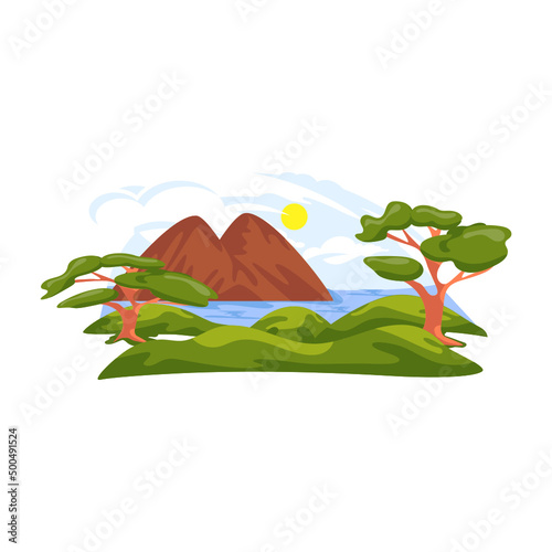 Lake Background