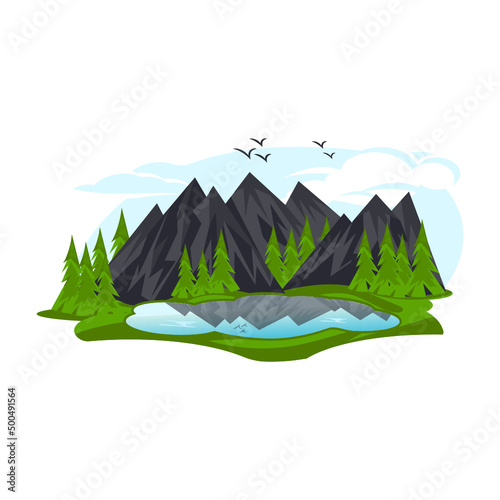 Mountains landscape 